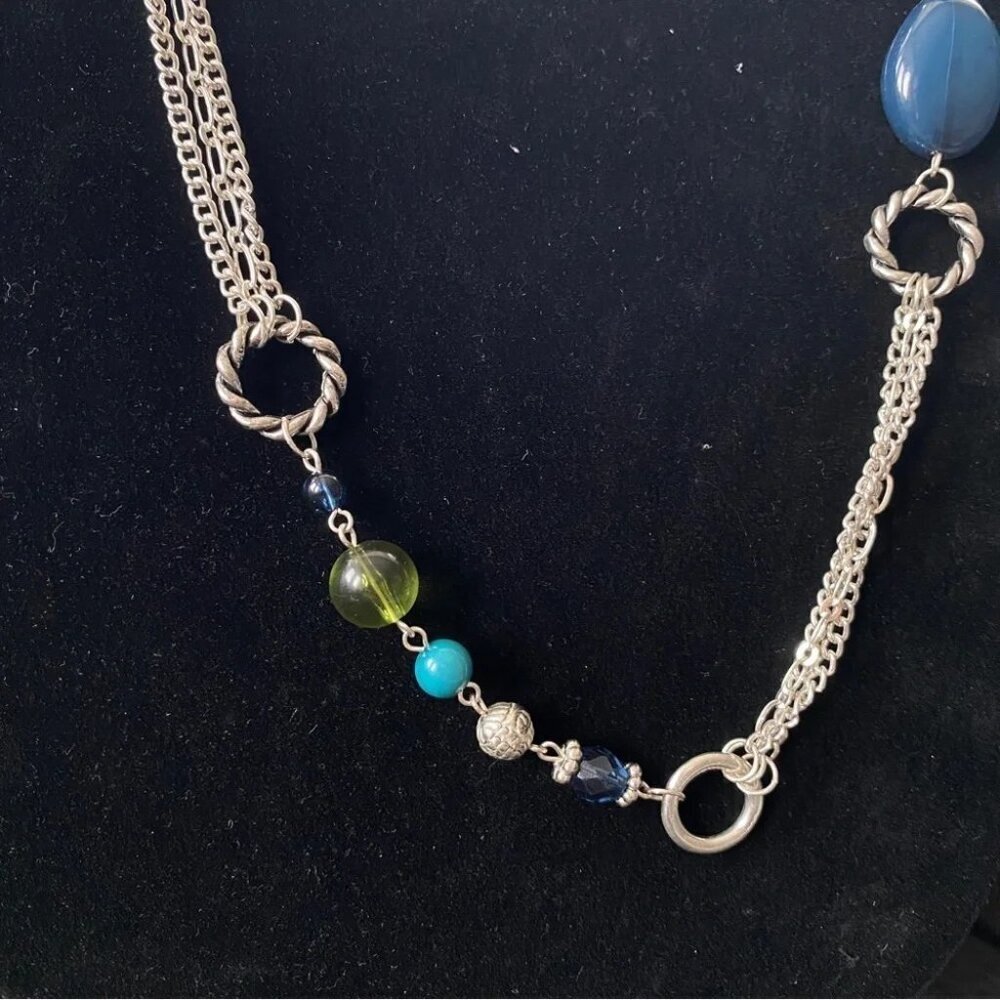 Robert Rose NWT Long Beaded Necklace Vintage - Picture 3 of 5